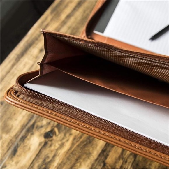 Premium Business Portfolio with Zipper –Padfolio - Superior Business Impressions - Picture 3 of 7